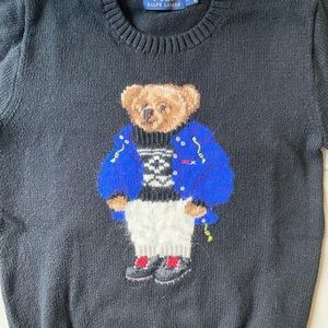 Polo Bear cotton sweater size large 14/16